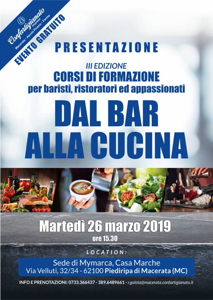 presentazione Dal Bar alla cucina 2019
