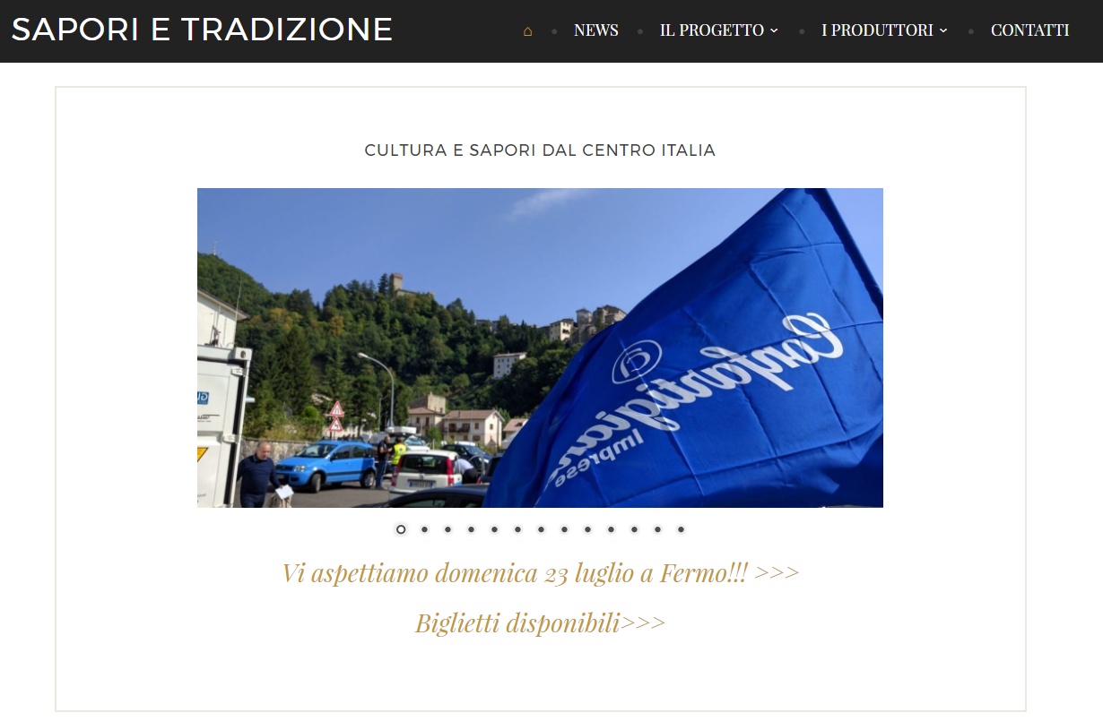 Home page Sapori Tradizione 14-07-2017