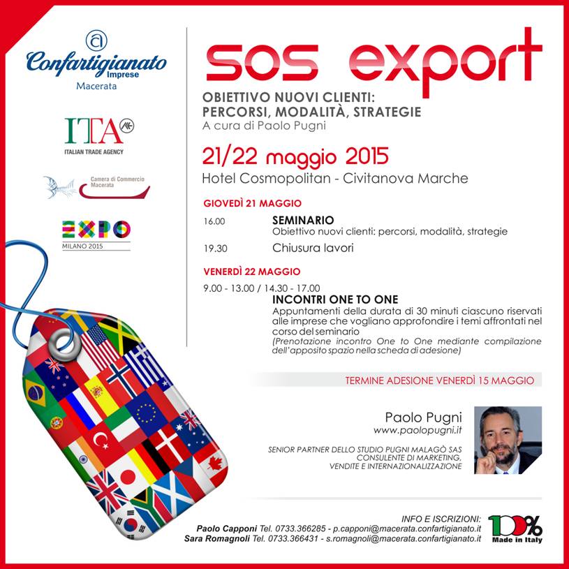 Seminario Export 21-22-05-2015